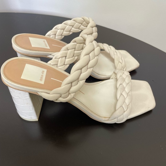 Dolce Vita Paily Heels Ivory Stella Size 8.5 - Picture 3 of 7